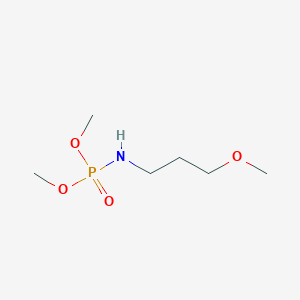 molecular formula C6H16NO4P B14695708 Dimethyl(3-methoxypropyl)phosphoramidate CAS No. 35807-20-6