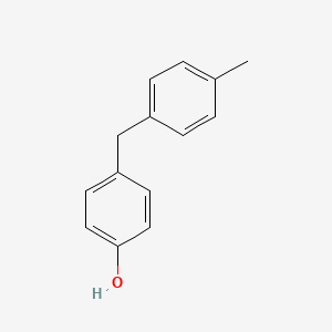 molecular formula C14H14O B14695713 Phenol, 4-[(4-methylphenyl)methyl]- CAS No. 28994-46-9