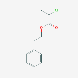 molecular formula C11H13ClO2 B14695730 Phenethyl 2-chloropropanoate CAS No. 32364-83-3
