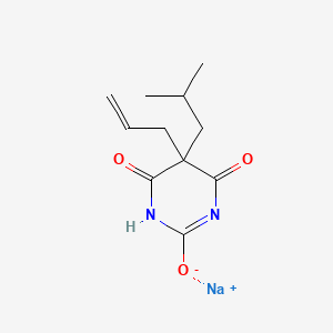 molecular formula C11H15N2NaO3 B14695741 Butalbital sodium CAS No. 23554-70-3