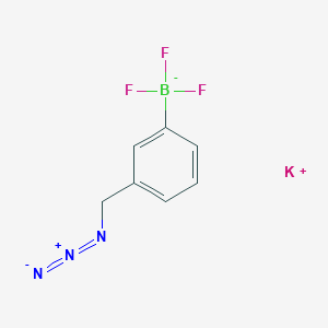 molecular formula C7H6BF3KN3 B1469577 Potassium 3-(azidomethyl)phenyltrifluoroborate CAS No. 898544-49-5