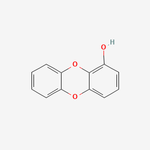 molecular formula C12H8O3 B14695777 Dibenzo-p-dioxin-1-ol CAS No. 30615-93-1