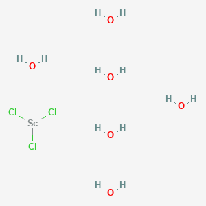molecular formula Cl3H12O6Sc B1469579 Scandium chloride hexahydrate CAS No. 20662-14-0