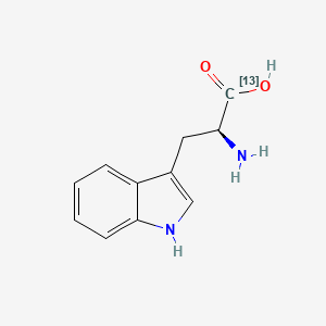 molecular formula C11H12N2O2 B1469580 L-Tryptophan-1-13C CAS No. 81201-92-5