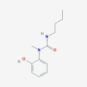 molecular formula C12H18N2O2 B14695828 N'-Butyl-N-(2-hydroxyphenyl)-N-methylurea CAS No. 24289-68-7