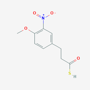 4-Methoxy-3-nitrobenzylthioacetic acid