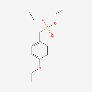 molecular formula C13H21O4P B14695857 Diethyl [(4-ethoxyphenyl)methyl]phosphonate CAS No. 34585-35-8