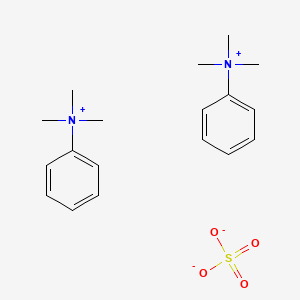 molecular formula C18H28N2O4S B14695908 Bis(N,N,N-trimethylanilinium) sulfate CAS No. 28891-89-6
