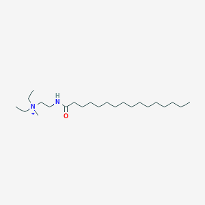molecular formula C23H49N2O+ B14695933 Diethyl-[2-(hexadecanoylamino)ethyl]-methyl-azanium CAS No. 32706-72-2