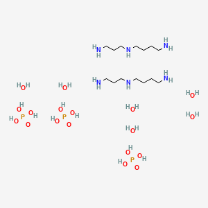 molecular formula C7H34N3O10P B1469597 Spermidine phosphate hexahydrate CAS No. 23273-82-7