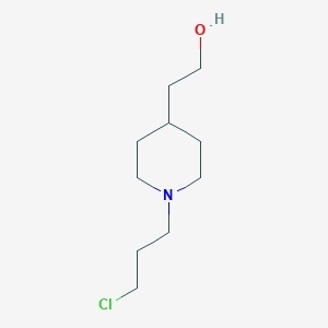 molecular formula C10H20ClNO B1469599 2-(1-(3-Chloropropyl)piperidin-4-yl)ethanol CAS No. 49620-32-8