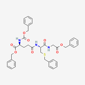 molecular formula C39H41N3O8S B1469601 N-Cbz-O-Bzl-L-Glu-S-Bzl-L-Cys-Gly-OBzl CAS No. 97924-38-4