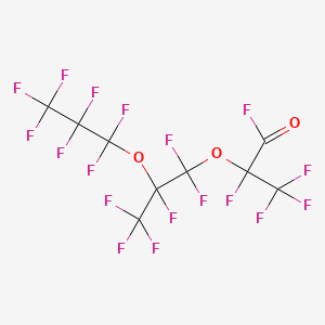 molecular formula C15H11F17O3 B1469604 Hexafluoropropene oxide trimer CAS No. 2641-34-1