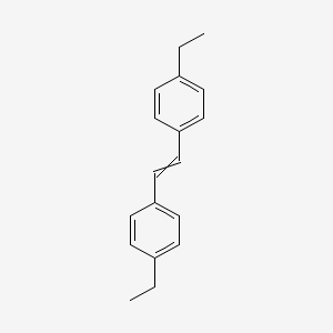 molecular formula C18H20 B14696043 1,1'-(Ethene-1,2-diyl)bis(4-ethylbenzene) CAS No. 25347-49-3