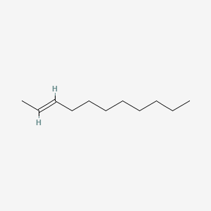 molecular formula C11H22 B14696051 2-Undecene, (E)- CAS No. 2244-02-2