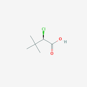 molecular formula C6H11ClO2 B14696058 (2R)-2-Chloro-3,3-dimethylbutanoic acid CAS No. 26547-86-4