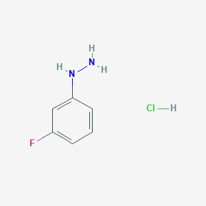 molecular formula C6H8ClFN2 B146961 (3-Fluorophenyl)hydrazine hydrochloride CAS No. 2924-16-5