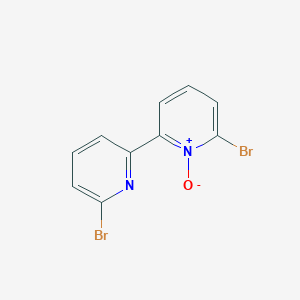 molecular formula C10H6Br2N2O B14696125 6,6'-Dibromo-2,2'-bipyridine-1-oxide CAS No. 25373-71-1