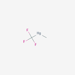 molecular formula C2H3F3Hg B14696182 Methyl(trifluoromethyl)mercury CAS No. 33327-63-8
