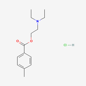 molecular formula C14H22ClNO2 B14696187 p-Methylcaine CAS No. 34320-71-3