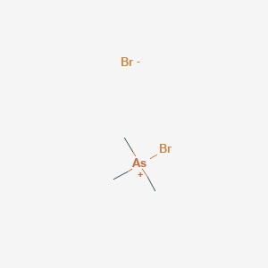 molecular formula C3H9AsBr2 B14696249 Bromo(trimethyl)arsanium bromide CAS No. 31476-99-0