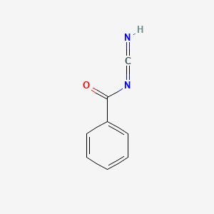 molecular formula C8H6N2O B14696275 N-(iminomethylidene)benzamide CAS No. 25410-16-6