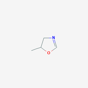 molecular formula C4H7NO B14696344 5-Methyl-4,5-dihydro-1,3-oxazole CAS No. 30059-45-1