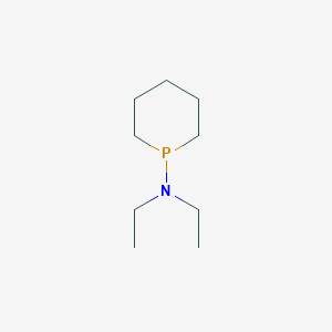 molecular formula C9H20NP B14696378 N,N-Diethylphosphinan-1-amine CAS No. 23783-35-9