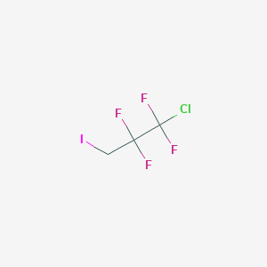 molecular formula C3H2ClF4I B1469639 1-Chloro-3-iodo-1,1,2,2-tetrafluoropropane CAS No. 1379321-83-1