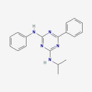 N2-Isopropyl-N4,6-diphenyl-1,3,5-triazine-2,4-diamine