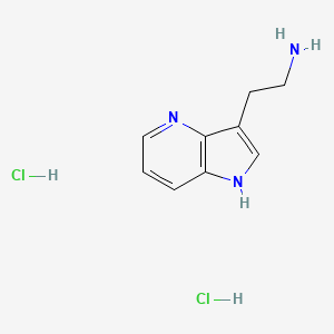 molecular formula C9H13Cl2N3 B1469644 2-(1H-Pyrrolo[3,2-b]pyridin-3-yl)ethanamine dihydrochloride CAS No. 27311-25-7