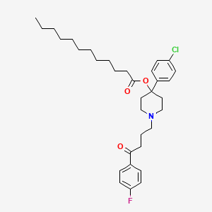 molecular formula C33H45ClFNO3 B1469649 Haloperidol dodecanoate CAS No. 65135-24-2