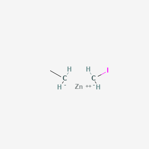 molecular formula C3H7IZn B14696580 zinc;ethane;iodomethane CAS No. 33598-72-0