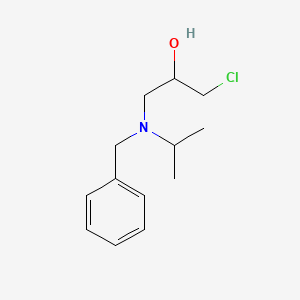 molecular formula C13H20ClNO B14696619 1-[Benzyl(propan-2-yl)amino]-3-chloropropan-2-ol CAS No. 23946-21-6