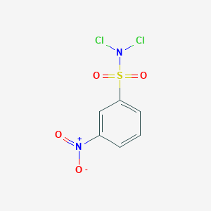molecular formula C6H4Cl2N2O4S B14696667 Benzenesulfonamide, N,N-dichloro-3-nitro- CAS No. 24588-23-6