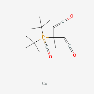 molecular formula C15H23CoO3P B14696708 CID 71356840 CAS No. 22955-42-6