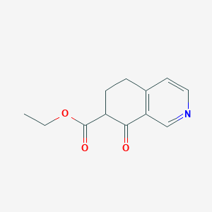 B1469671 Ethyl 8-oxo-5,6,7,8-tetrahydroisoquinoline-7-carboxylate CAS No. 864499-11-6