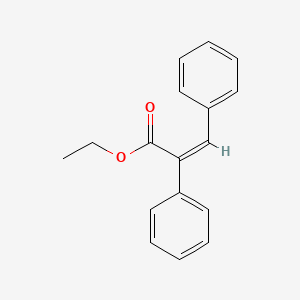 molecular formula C17H16O2 B14696839 Ethyl (z)-2,3-diphenylacrylate CAS No. 24446-63-7