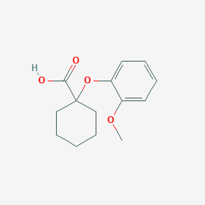 B1469686 1-(2-Methoxyphenoxy)cyclohexanecarboxylic acid CAS No. 1267042-10-3