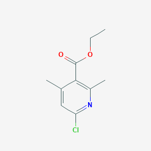molecular formula C10H12ClNO2 B1469688 Ethyl 6-chloro-2,4-dimethylnicotinate CAS No. 54453-94-0