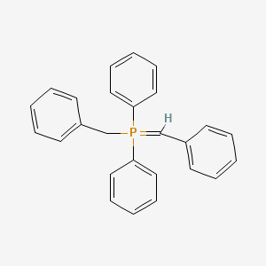 molecular formula C26H23P B14696939 Phosphorane, diphenyl(phenylmethyl)(phenylmethylene)- CAS No. 33417-25-3