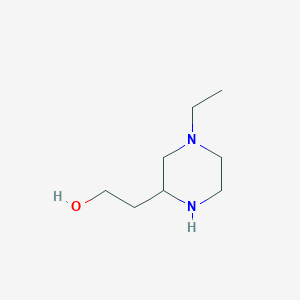 B1469703 2-(4-Ethyl-2-piperazinyl)-1-ethanol CAS No. 1784346-58-2