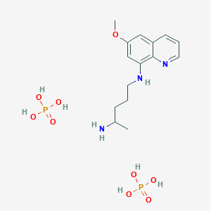molecular formula C15H24N3O5P B1469706 8-[(4-Aminopentyl)amino]-6-methoxyquinolinediphosphate CAS No. 1177093-23-0
