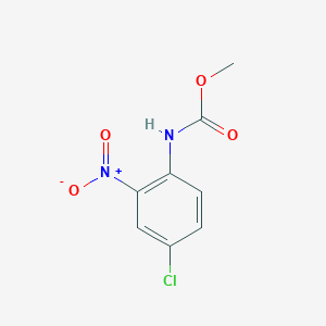 molecular formula C8H7ClN2O4 B14697115 methyl N-(4-chloro-2-nitrophenyl)carbamate CAS No. 29111-80-6