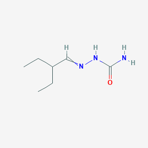 molecular formula C7H15N3O B14697118 (2-Ethylbutylideneamino)urea CAS No. 33861-38-0