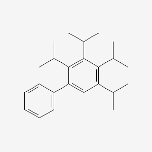molecular formula C24H34 B14697209 2,3,4,5-Tetra(propan-2-yl)-1,1'-biphenyl CAS No. 29225-92-1