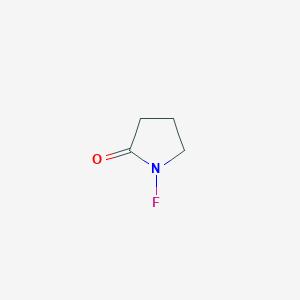 molecular formula C4H6FNO B14697300 1-Fluoropyrrolidin-2-one CAS No. 23649-65-2