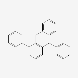 molecular formula C26H22 B14697311 2,3-Dibenzyl-1,1'-biphenyl CAS No. 31307-60-5