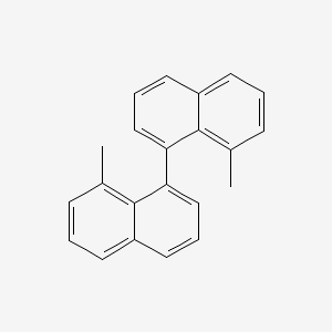 molecular formula C22H18 B14697364 1,1'-Binaphthalene, 8,8'-dimethyl- CAS No. 32693-05-3