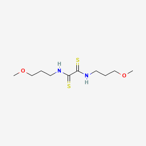 molecular formula C10H20N2O2S2 B14697367 Oxamide, N,N'-bis(3-methoxypropyl)dithio- CAS No. 32314-05-9